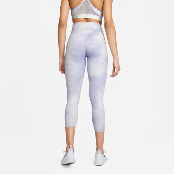 [NWT] Nike Mid-Rise Cropped Tie-dye Leggings - Picture 4 of 5